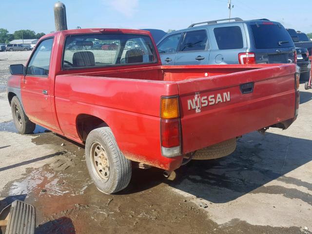 1N6SD11S1SC454436 - 1995 NISSAN TRUCK E/XE RED photo 3