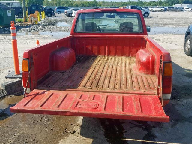 1N6SD11S1SC454436 - 1995 NISSAN TRUCK E/XE RED photo 6