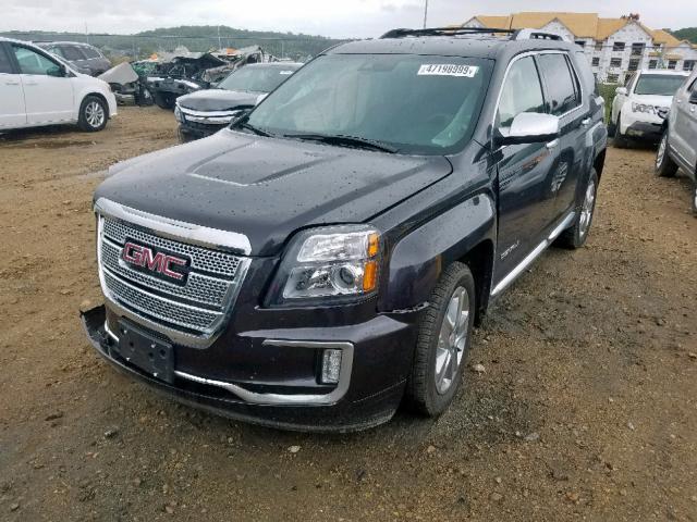 2GKFLVEK5G6332840 - 2016 GMC TERRAIN DE BLACK photo 2