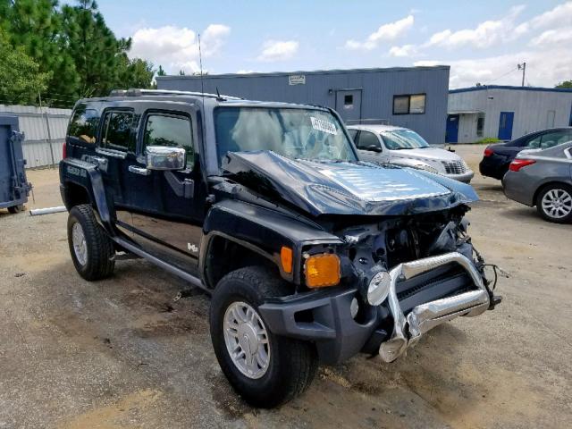 5GTDN13E078169875 - 2007 HUMMER H3 BLACK photo 1