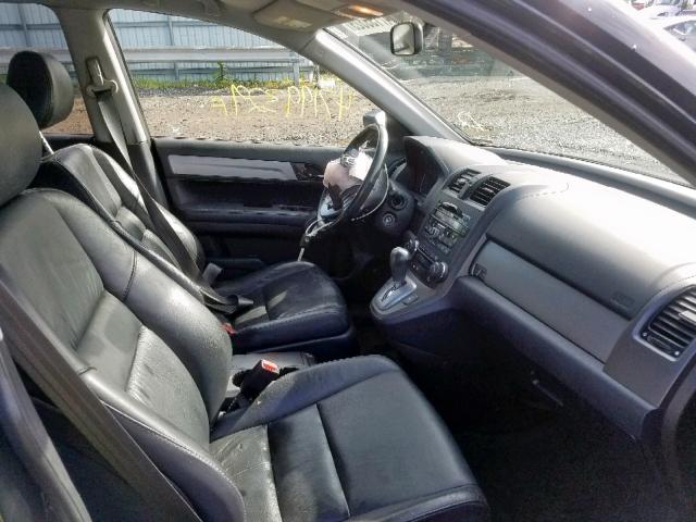 5J6RE4H77BL016936 - 2011 HONDA CR-V EXL BLACK photo 5