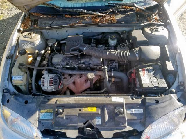 1G1JC524517297308 - 2001 CHEVROLET CAVALIER B SILVER photo 7