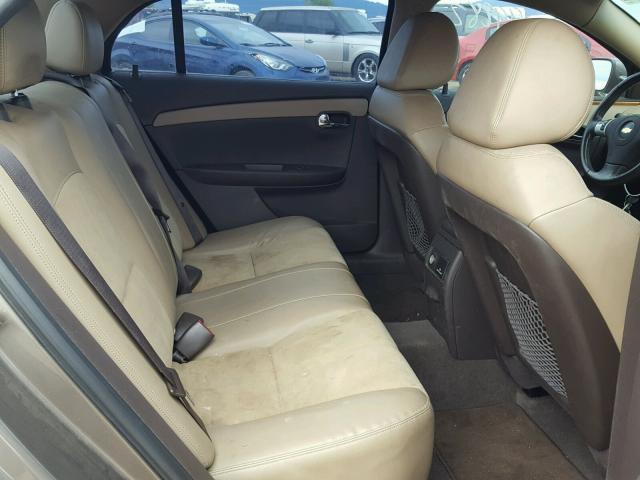 1G1ZF5E78CF164342 - 2012 CHEVROLET MALIBU 3LT ყავისფერი ფოტო 6