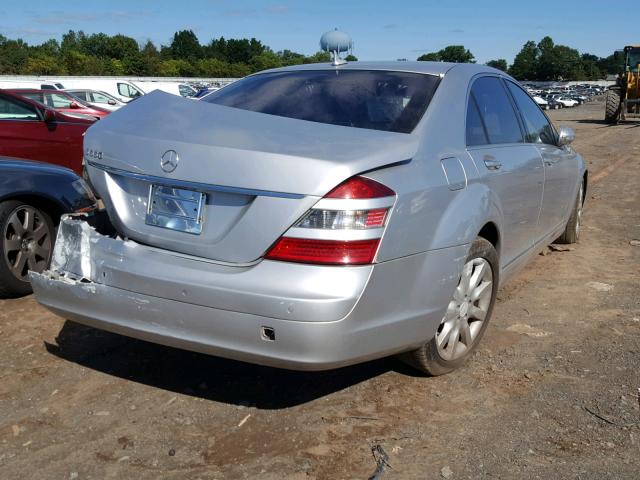 WDDNG71X28A162214 - 2008 MERCEDES-BENZ S 550 SILVER photo 4