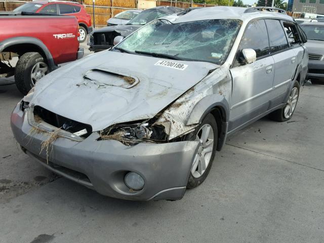 4S4BP68C354384714 - 2005 SUBARU LEGACY OUT SILVER photo 2