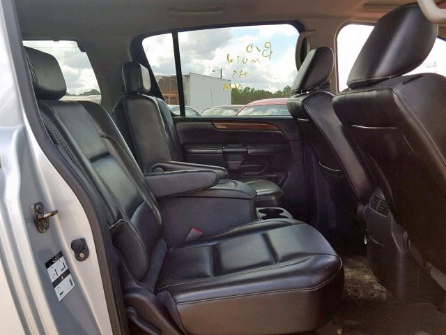 5N1AA0NE9AN609884 - 2010 NISSAN ARMADA PLA SILVER photo 6