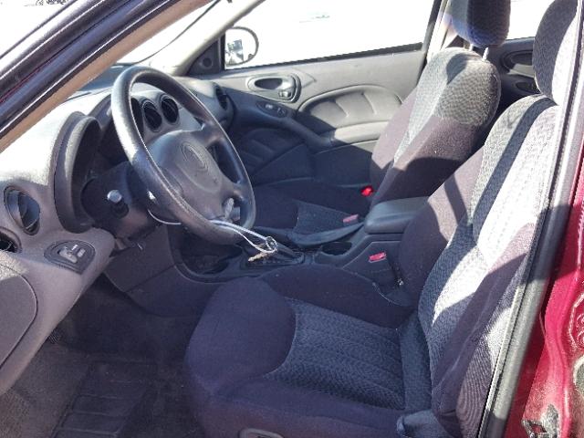 1G2NF52E03M537401 - 2003 PONTIAC GRAND AM S RED photo 5