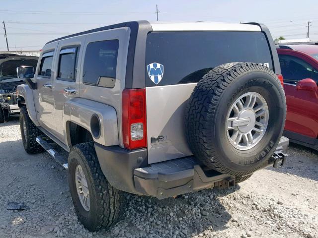 5GTDN13E578185103 - 2007 HUMMER H3 BEIGE photo 3