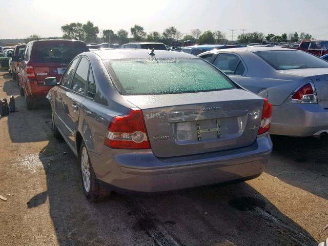 YV1MS382252053193 - 2005 VOLVO S40 2.4I GRAY photo 3