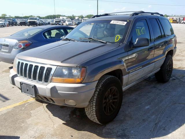 1J4GW58S1XC772784 - 1999 JEEP GRAND CHER GRAY photo 2