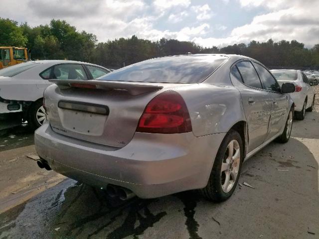 2G2WC58CX61140703 - 2006 PONTIAC GRAND PRIX SILVER photo 4