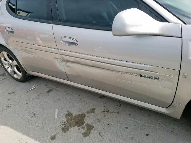 2G2WC58CX61140703 - 2006 PONTIAC GRAND PRIX SILVER photo 9