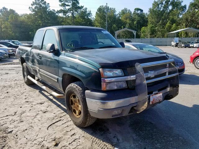 2GCEK19T731131258 - 2003 CHEVROLET SILVERADO GREEN photo 1