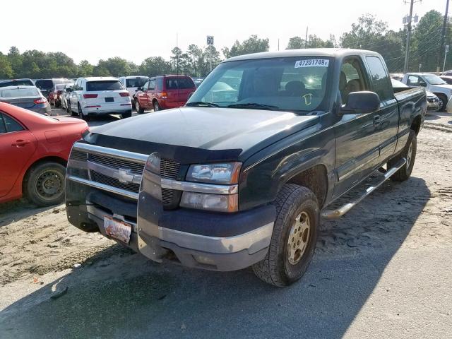 2GCEK19T731131258 - 2003 CHEVROLET SILVERADO GREEN photo 2