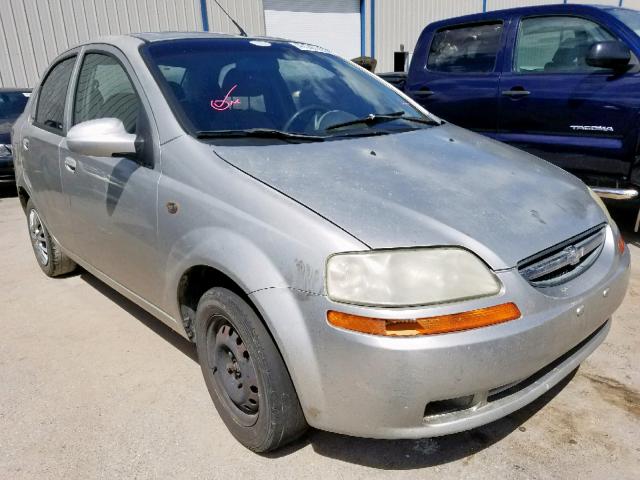 KL1TJ52674B232279 - 2004 CHEVROLET AVEO LS SILVER photo 1