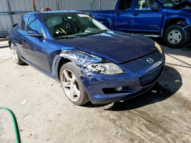 JM1FE173280214968 - 2008 MAZDA RX8 BLUE photo 1