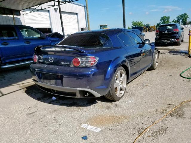 JM1FE173280214968 - 2008 MAZDA RX8 BLUE photo 4