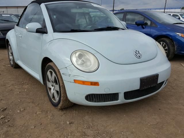 3VWPF31Y76M304786 - 2006 VOLKSWAGEN NEW BEETLE BLUE photo 9