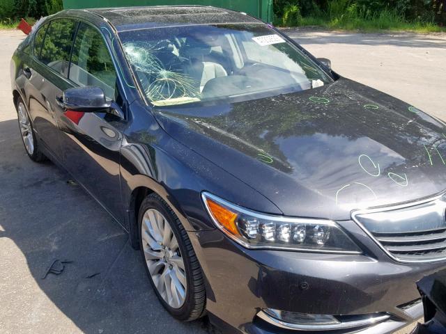 JH4KC1F90EC006574 - 2014 ACURA RLX ADVANC GRAY photo 1