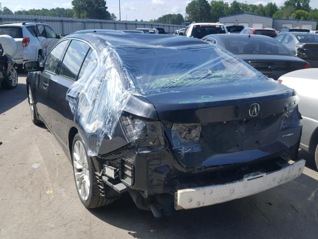 JH4KC1F90EC006574 - 2014 ACURA RLX ADVANC GRAY photo 3