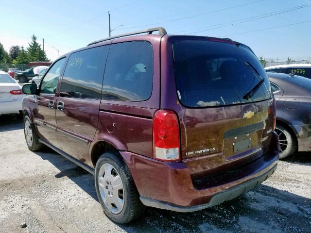 1GNDU23127D115053 - 2007 CHEVROLET UPLANDER L 红色 照片 3