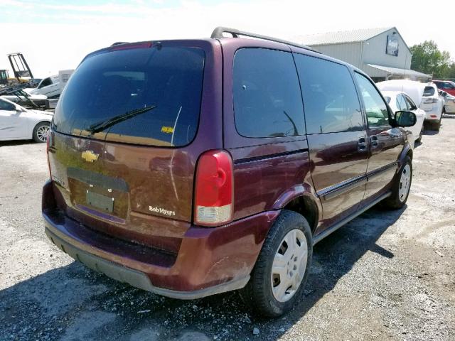 1GNDU23127D115053 - 2007 CHEVROLET UPLANDER L 红色 照片 4