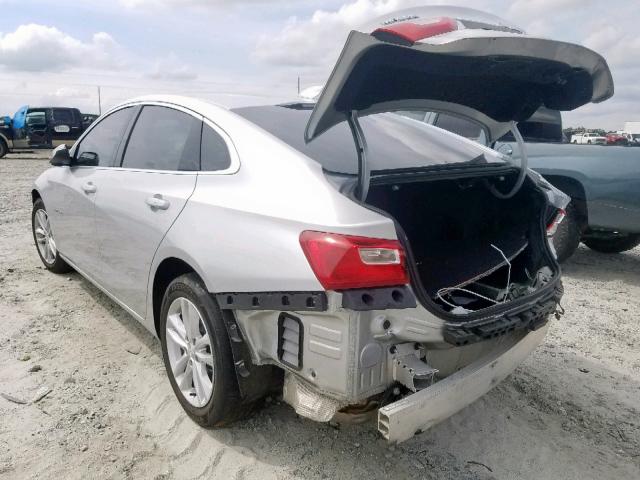 1G1ZD5ST5JF132842 - 2018 CHEVROLET MALIBU LT SILVER photo 3