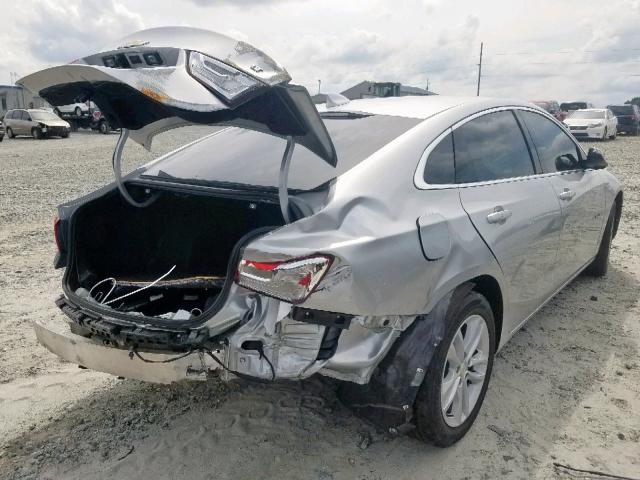 1G1ZD5ST5JF132842 - 2018 CHEVROLET MALIBU LT SILVER photo 4