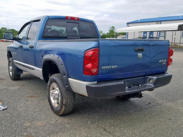 3D7KS28D25G734895 - 2005 DODGE RAM 2500 S ლურჯი ფოტო 3