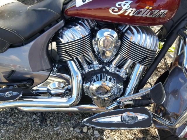 56KTHAAA2H3350432 - 2017 INDIAN MOTORCYCLE CO. SPRINGFIEL GRAY photo 7