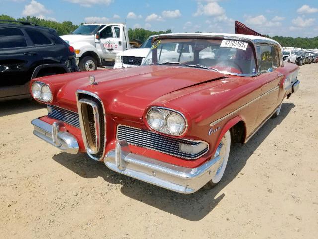 X8SW710373 - 1958 FORD EDSEL RED photo 2