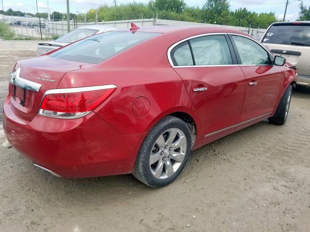1G4GH5E39DF232196 - 2013 BUICK LACROSSE P RED photo 4
