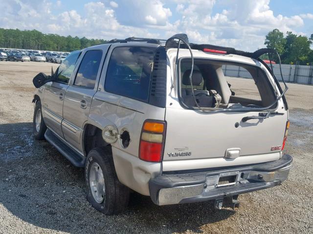 1GKEC13Z64R135695 - 2004 GMC YUKON TAN photo 3