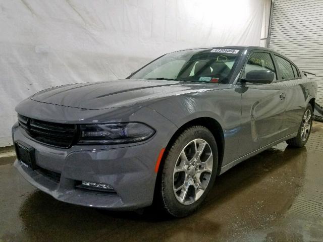 2C3CDXJG7HH508080 - 2017 DODGE CHARGER SX GRAY photo 2