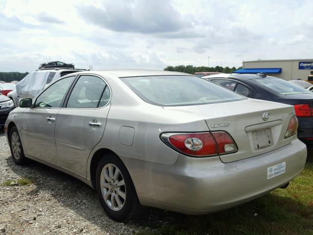 JTHBF30G730108625 - 2003 LEXUS ES 300 SILVER photo 3