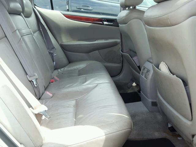 JTHBF30G730108625 - 2003 LEXUS ES 300 SILVER photo 6