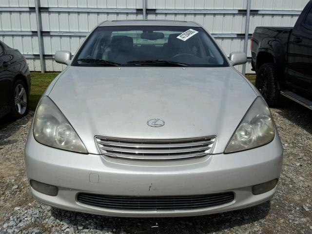 JTHBF30G730108625 - 2003 LEXUS ES 300 SILVER photo 9