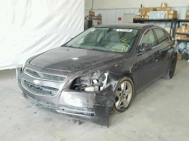 1G1ZC5EB6AF307556 - 2010 CHEVROLET MALIBU 1LT GRAY photo 2