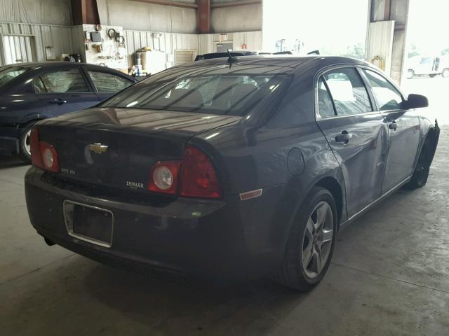 1G1ZC5EB6AF307556 - 2010 CHEVROLET MALIBU 1LT GRAY photo 4