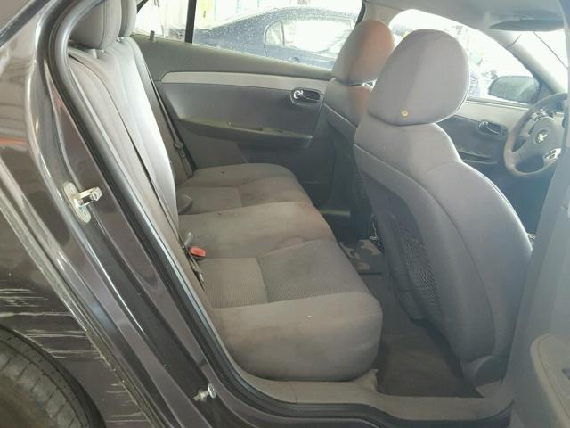 1G1ZC5EB6AF307556 - 2010 CHEVROLET MALIBU 1LT GRAY photo 6