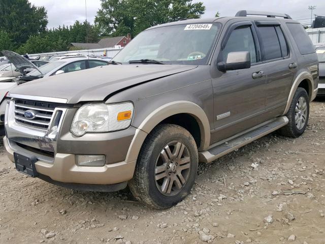 1FMEU748X6UA25682 - 2006 FORD EXPLORER E BROWN photo 2