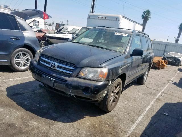 JTEGW21A870018199 - 2007 TOYOTA HIGHLANDER BLUE photo 2