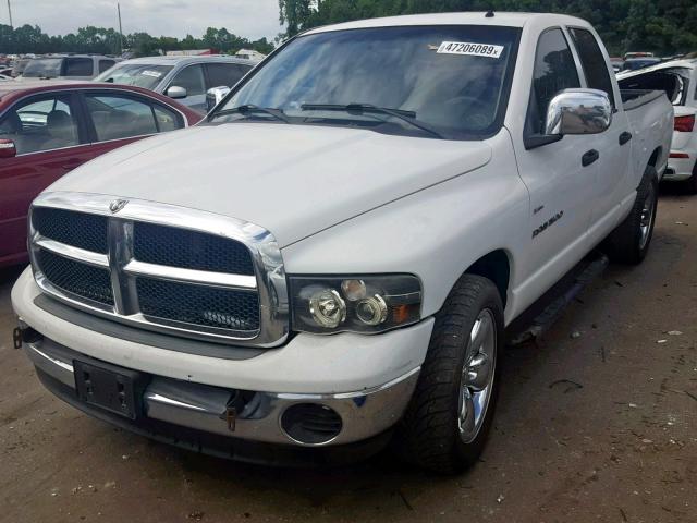 1D7HA18NX4J267190 - 2004 DODGE RAM 1500 S WHITE photo 2