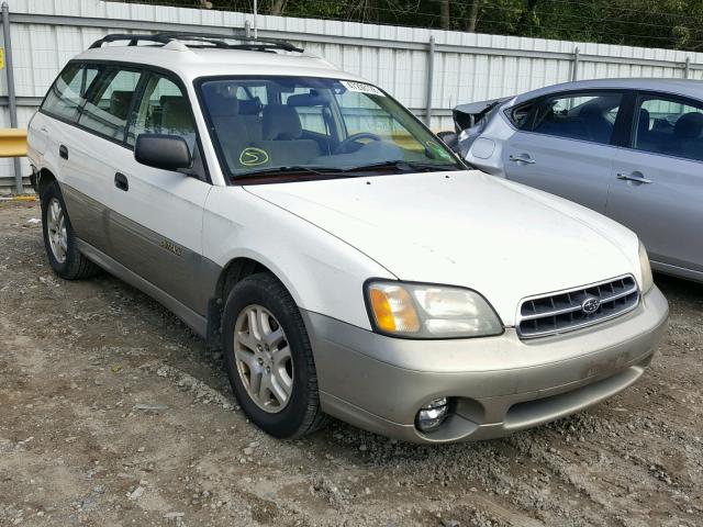 4S3BH675227629744 - 2002 SUBARU LEGACY OUT WHITE photo 1