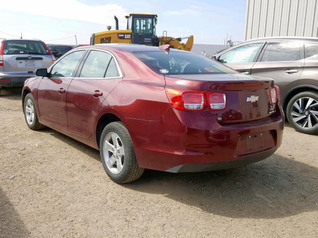1G11C5SA1GF159494 - 2016 CHEVROLET MALIBU LIM BURGUNDY photo 3