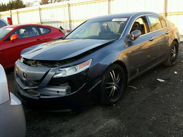 19UUA8F55AA006177 - 2010 ACURA TL GRAY photo 2