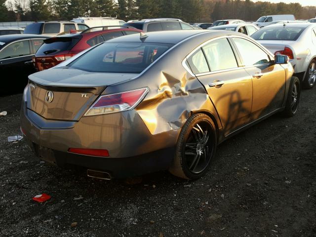 19UUA8F55AA006177 - 2010 ACURA TL GRAY photo 4