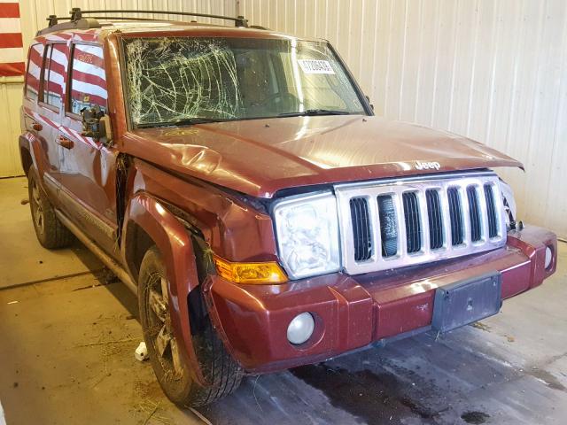 1J8HG48K57C625541 - 2007 JEEP COMMANDER მუქწითელი ფოტო 1