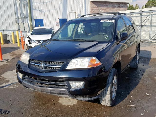 2HNYD18753H542882 - 2003 ACURA MDX TOURIN BLACK photo 2