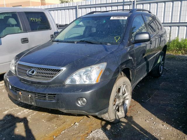 JTJHW31U372018959 - 2007 LEXUS RX 400H GRAY photo 2